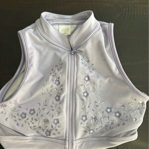 Bloch Light Purple Zip-Up Vest